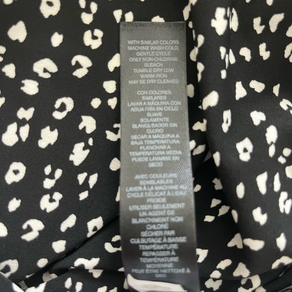 EUC WHBM Darling Black and White Animal Print‎ Dress, Small - Picture 15 of 16